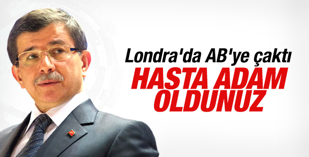 Başbakan Davutoğlu Londra'da konuştu