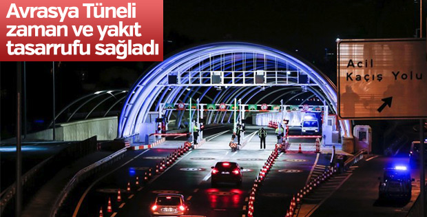 Avrasya Tüneli zamandan kazandırdı