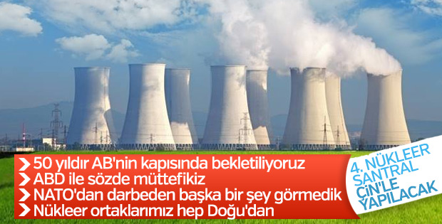 Erdoğan: 4'üncü nükleer santrale Çin'le başlayabiliriz
