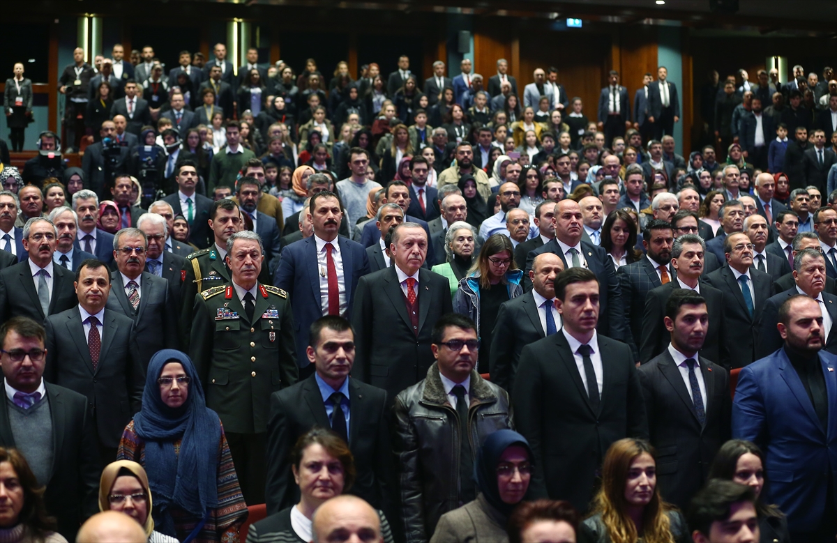 Cumhurbaşkanı Erdoğan Atatürk'ü anma törenine katıldı