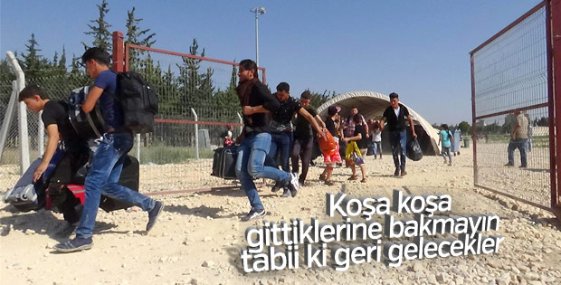 Suriyelilerin ülkelerine kavuşma heyecanı