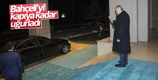 Yıldırım-Bahçeli görüşmesi sona erdi