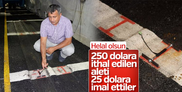 250 dolara ithal edilen cihaz 25 dolara yapıldı