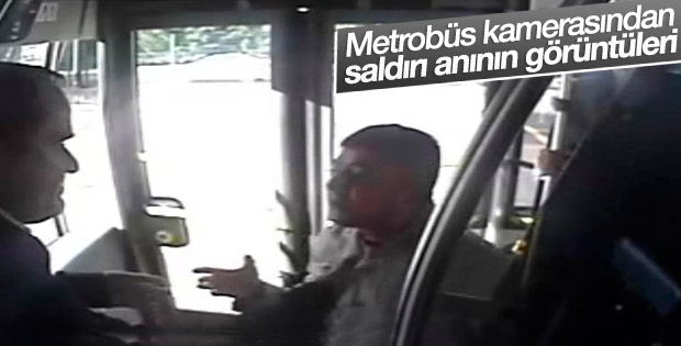 İşte metrobüs kazasına sebep olan saldırı anı