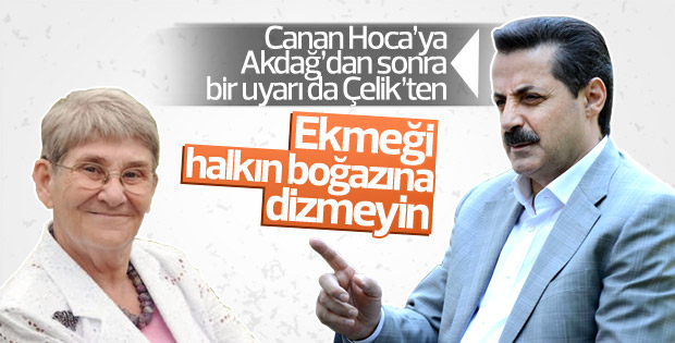 Bakan Çelik'ten akademisyenlere ekmek tepkisi