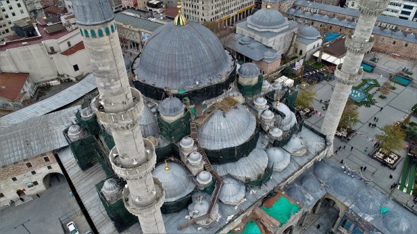 Yeni Camii restorasyonunun yüzde 50’si tamamlandı