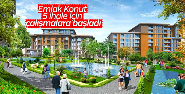 Emlak Konut 5 yeni ihaleye hazırlanıyor