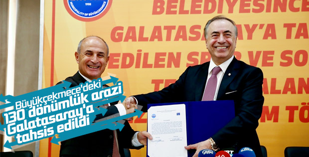 Büyükçekmece'deki 130 dönümlük arazi artık Galatasaray'ın