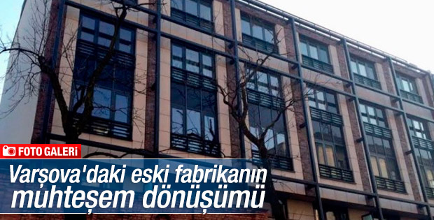 Varşova'da eski fabrika muhteşem bir eve dönüştürüldü