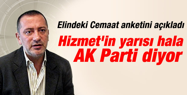 Fatih Altaylı elindeki Cemaat anketini açıkladı