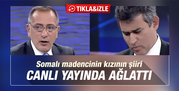 Somalı çocuk Fatih Altaylı ve Feyzioğlu'nu ağlattı