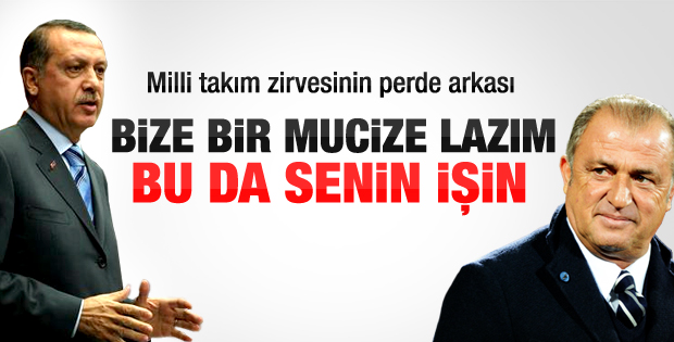Başbakan Erdoğan Terim'i nasıl ikna etti