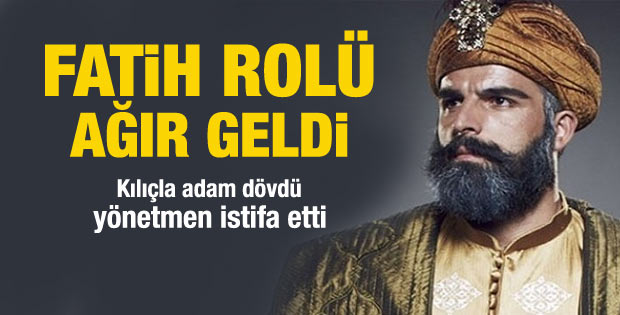 Fatih'in şiddeti dizide istifa getirdi