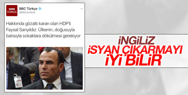 HDP'li Faysal Sarıyıldız sokak çağrısı yaptı