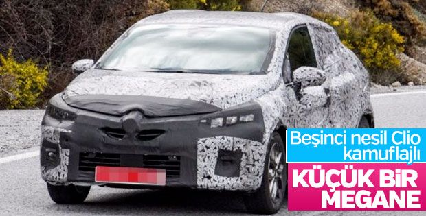 Beşinci nesil Renault Clio kamuflajlı olarak görüntülendi