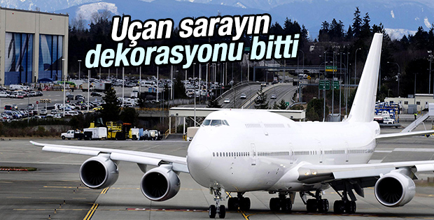 Uçan sarayın dekorasyonu bitti