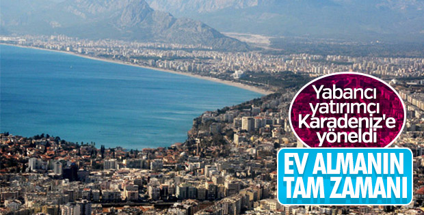 Yabancı yatırımcılar Karadeniz'den ev alıyor