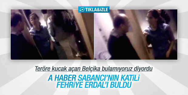 Fehriye Erdal Brüksel'de görüntülendi İZLE