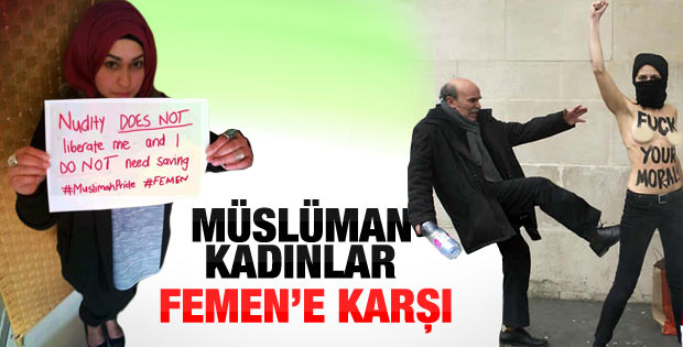 Müslüman Kadınlar FEMEN'e Karşı