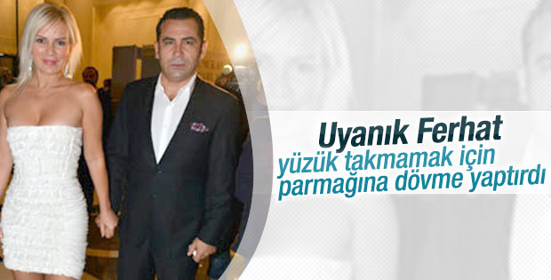 Ferhat Göçer aşkını parmağına dövme yaptırdı