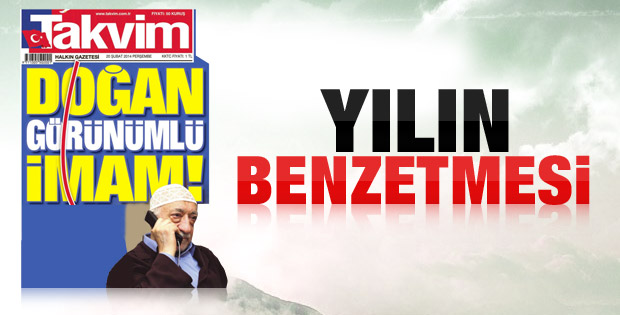 Takvim'den günün manşeti: Doğan görünümlü imam