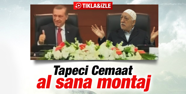 Gülen'den Erdoğan'a montajlı destek videosu İZLE