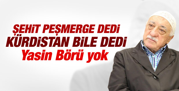 Fethullah Gülen'den peşmergelere taziye mesajı
