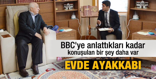 Fethullah Gülen'in BBC röportajından bir kare