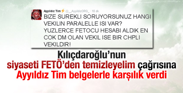 Ayyıldız Tim FETÖ'nün CHP bağlantısını deşifre etti