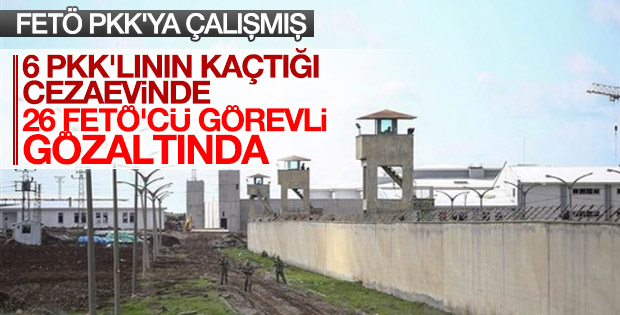 Diyarbakır'da 26 cezaevi personeline FETÖ gözaltısı
