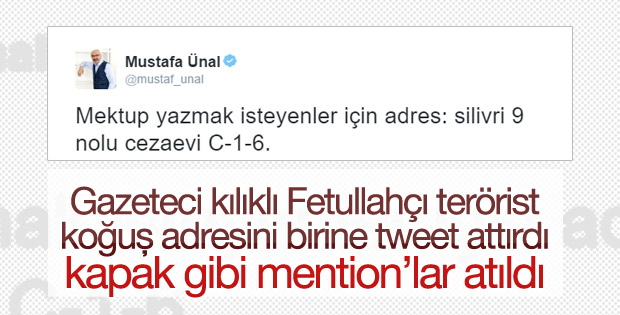 FETÖ'cü olan sözde gazetecinin Silivri tweet'i