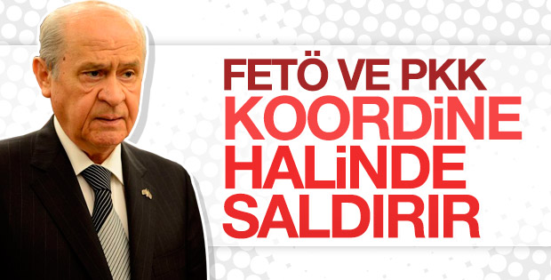 Devlet Bahçeli: FETÖ ve PKK saldırıları koordinelidir