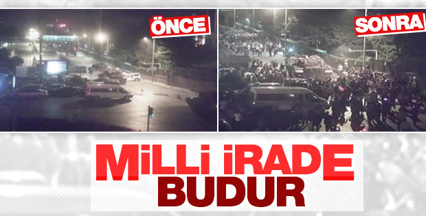 FETÖ'nün darbe girişimi MOBESE kayıtlarında