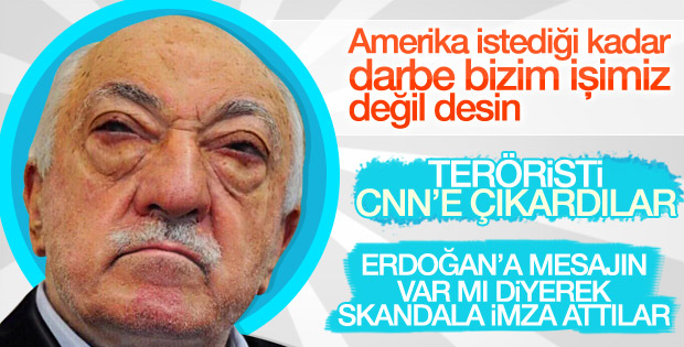 FETÖ'nün elebaşı Fethullah Gülen CNN'e konuştu