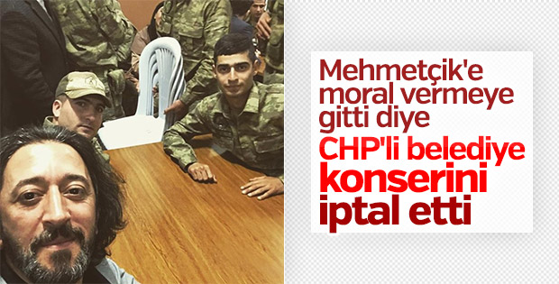 CHP'li belediye Fettah Can'ın konserini iptal etti