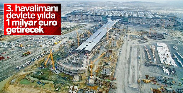 3. havalimanının kirası 1 milyar euro