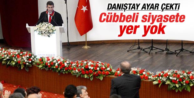 Danıştay töreni gazetecilere ve Feyzioğlu'na kapattı