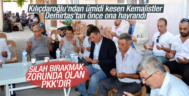 Metin Feyzioğlu Manisa'da şehit ailelerini ziyaret etti