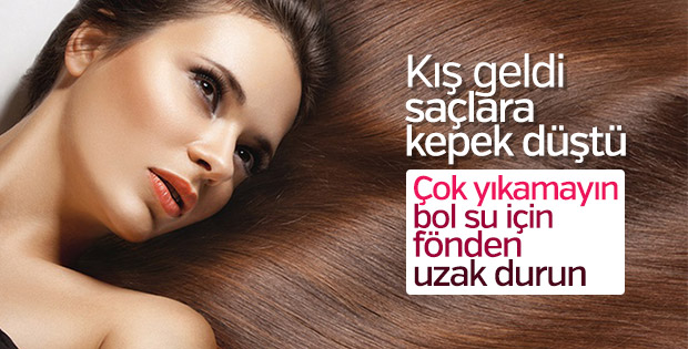 Soğuk hava saçlarda kepek yapıyor