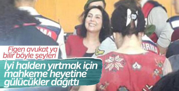Figen Yüksekdağ hakim karşısında