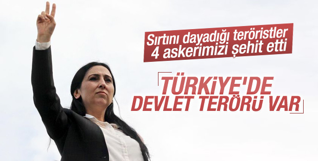 Figen Yüksekdağ IŞİD ve devlet terörü var dedi
