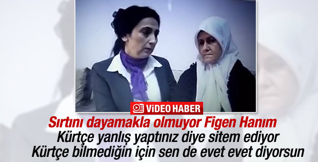 Figen Yüksekdağ'ın Kürtçe'yle imtihanı