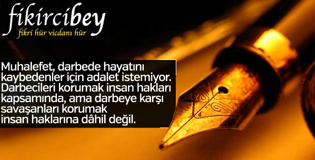 Fikirci Bey 696 sayılı KHK'yı yazdı: MEŞRU MÜDAFAA