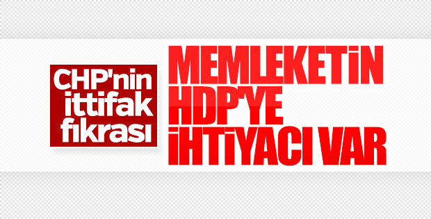 CHP'li Aykut Erdoğdu, HDP ile ittifak istedi