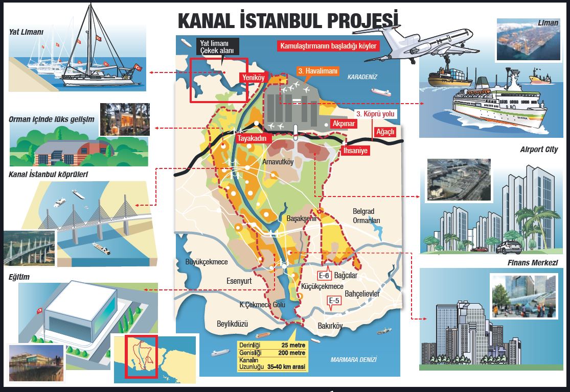 Kanal İstanbul�un son hali ortaya çıktı