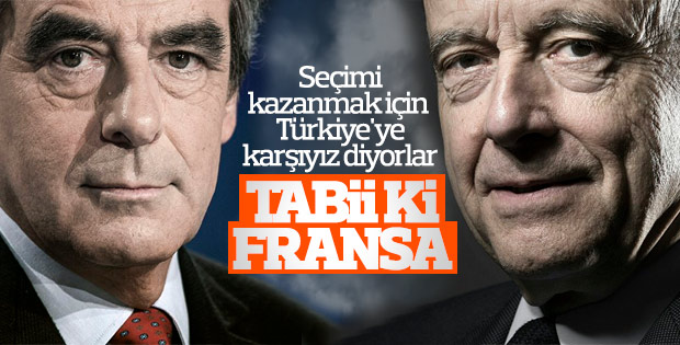 Fransa'da sağın cumhurbaşkanı adayları Türkiye karşıtı