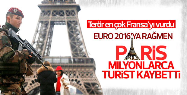 Fransa'da turizme terör darbesi