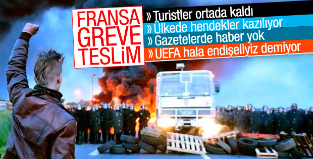 Fransa'da kaos