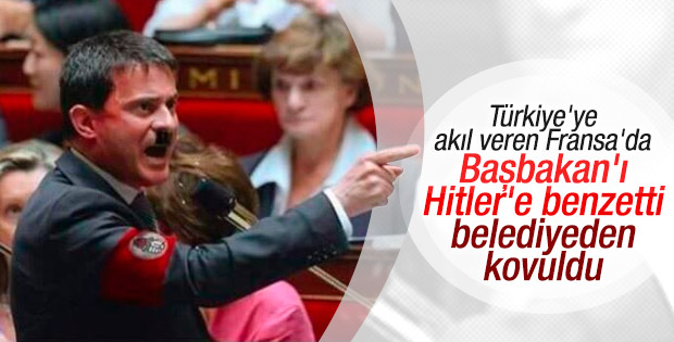 Fransa Başbakanı'nı Hitler gibi gösteren işçi kovuldu