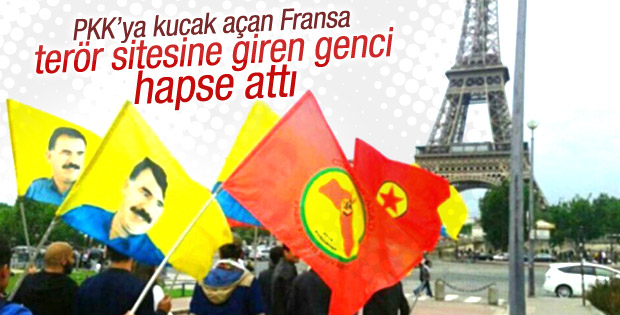Fransa'da terör sitesine giren gence hapis cezası